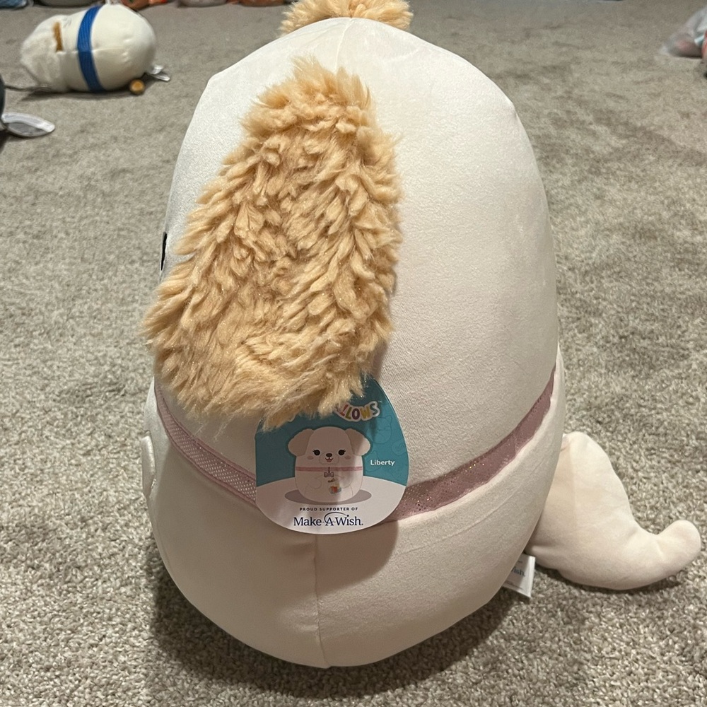 🐶 Liberty Cream Maltipoo Dog Make A Wish Squishmallows Special Edition 12” BNWT - Picture 5 of 11